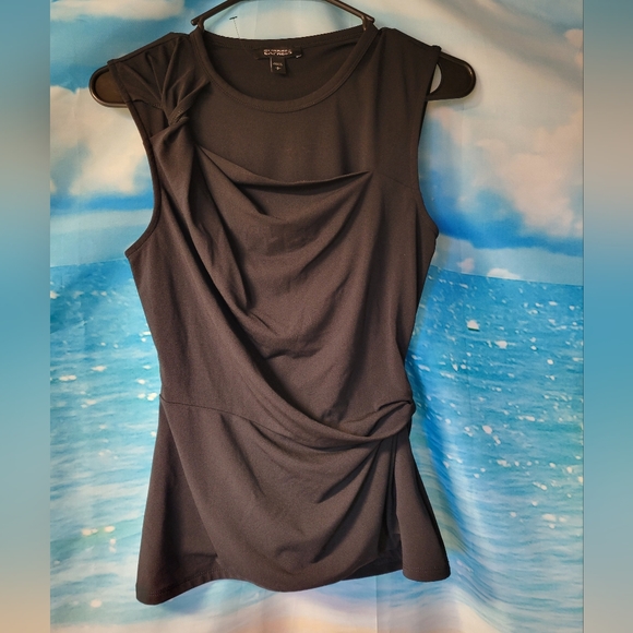 Express NWOT Size Small Black Sleeveless‎ Top - Picture 1 of 4